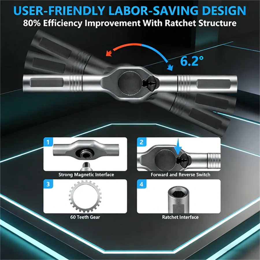 24-in-1 Magnetic Ratchet Screwdriver Set 🔧 - Image 9