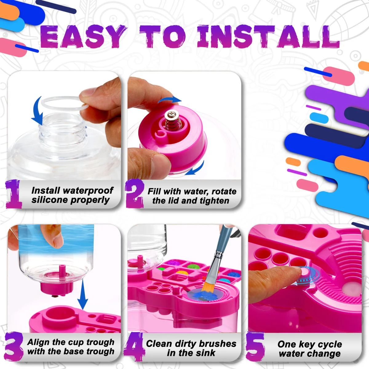 BrushBuddy™ 🎨 Paint Brush Toilet - Image 19