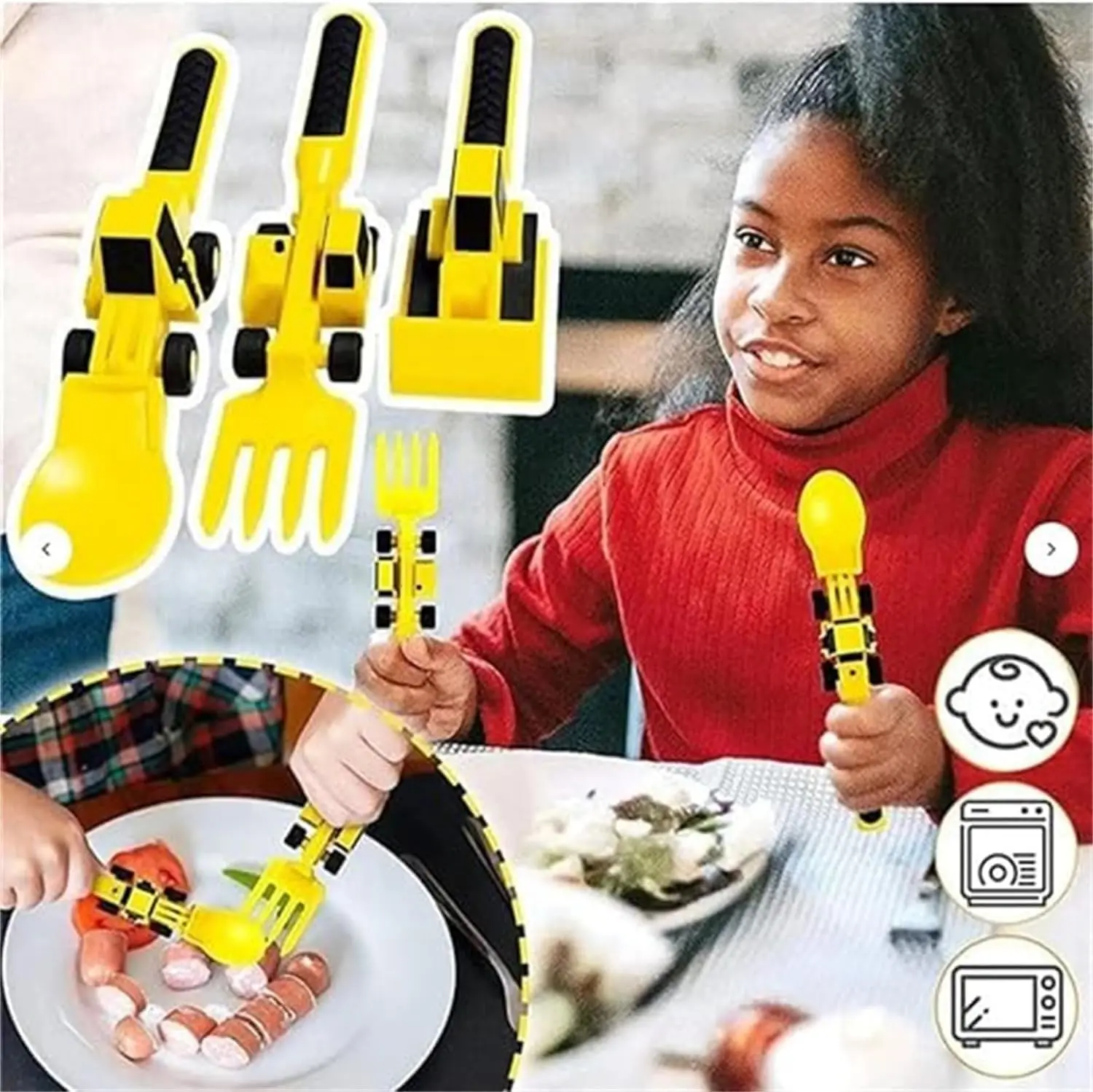 Dine & Dig Construction Mealtime Set 🚧 🦺 - Image 3