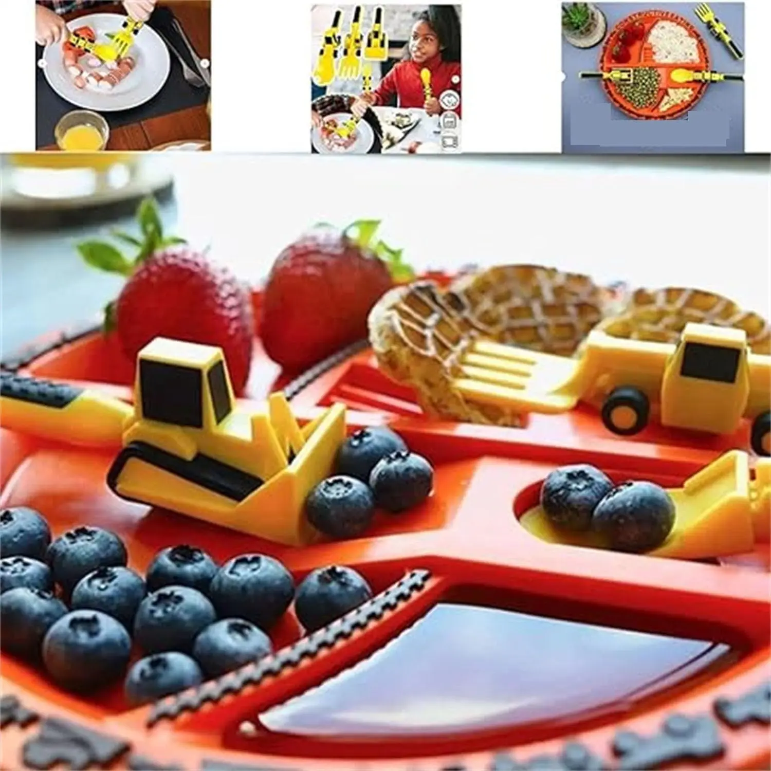 Dine & Dig Construction Mealtime Set 🚧 🦺 - Image 4