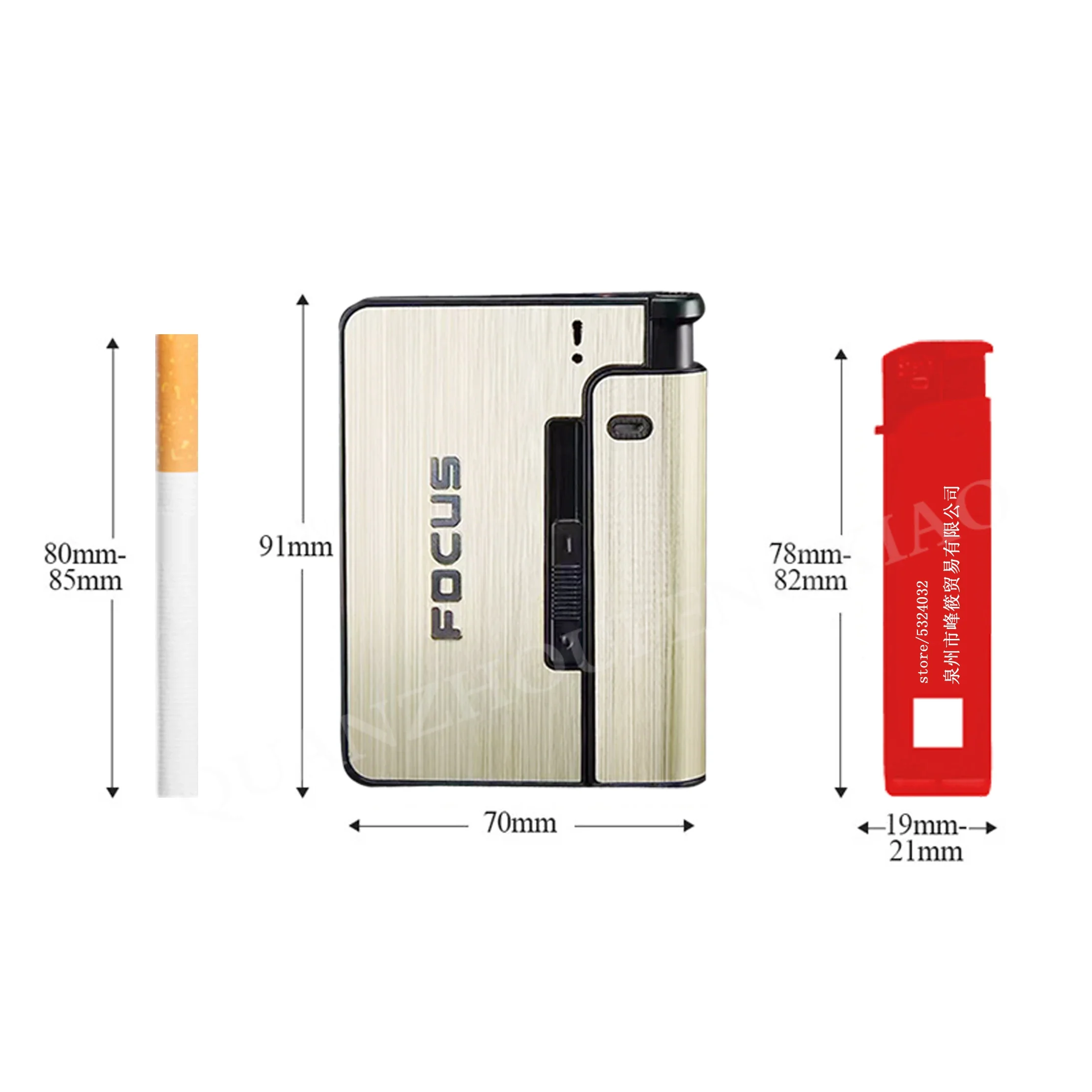 Lighter Cigarette Case 🔥 🚬 - Image 4